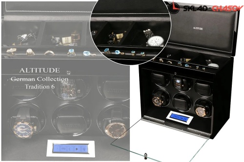 Шкатулка для автоподзавода 6-ти часов TRADITION T6BB фото фото 5