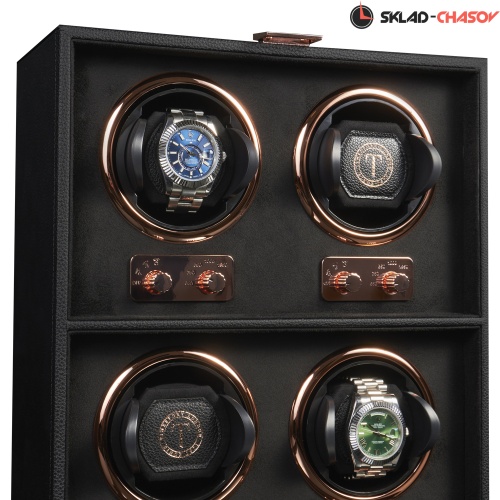 Шкатулка для автоподзавода 4-х часов Badge 04MBG фото фото 4