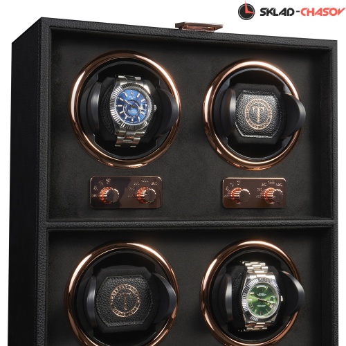 Шкатулка для автоподзавода 4-х часов Badge 04MBG фото фото 4