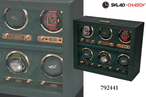Шкатулка для автоподзавода 6-ти часов Wolf 792441 фото фото 5