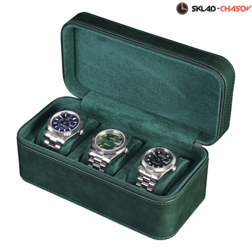 Футляр для перевозки 3-х часов Voyage 03ZGR фото фото 3