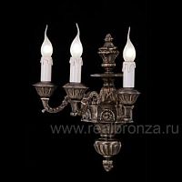 Бронзовое бра Nobel A161/3 фото