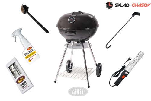 Угольный гриль DERBY TERM SG в комплекте с инструментами (минимум) фото