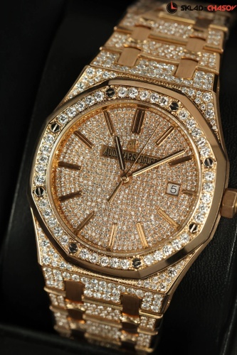 Часы Audemars Piguet Royal Oak Custom Diamonds 41mm фото фото 4