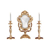 Настольное зеркало со свечами Mahdi 3057/TL 3055 фото