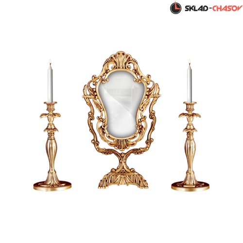 Настольное зеркало со свечами Mahdi 3057/TL 3055 фото