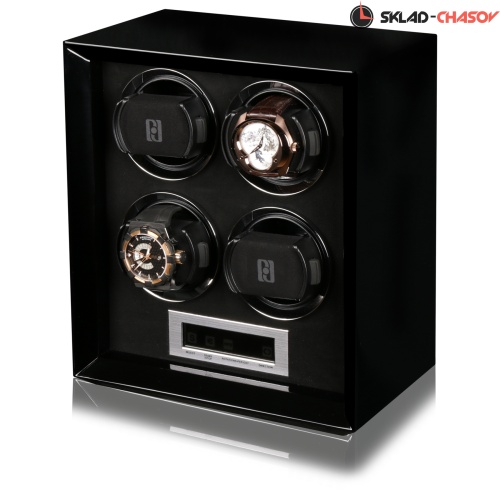 Шкатулка для автоподзавода 4-x часов PETITE 4BLACK фото