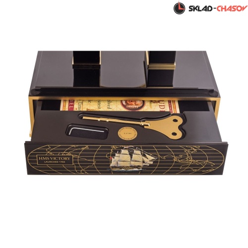 Часы настольные COMITTI HISTORIC SHIPS NAVIGATOR S5626G фото фото 9
