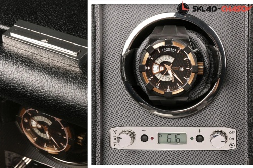 Шкатулка для автоподзавода 1-х часов Wolf 456002 фото фото 4