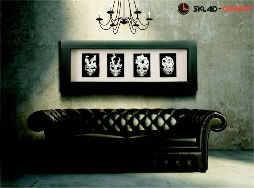 Настенное панно "4 маски" фото фото 2