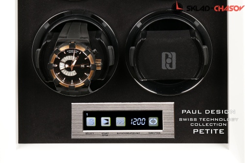Шкатулка для автоподзавода 4-x часов PETITE 4 WHITE фото фото 3
