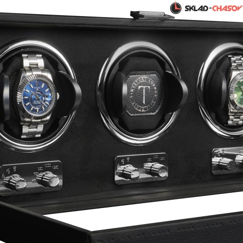 Шкатулка для автоподзавода 3-х часов Badge 03MBL фото фото 4