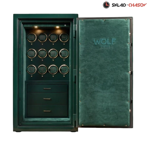 Сейф для автоподзавода 12-ти часов и хранения Wolf Atlas 491241 фото