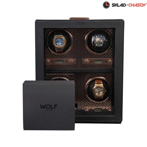Шкатулка для автоподзавода 4-х часов Wolf 469516 фото фото 9