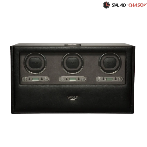 Шкатулка для автоподзавода 3-х часов Wolf 460802 фото