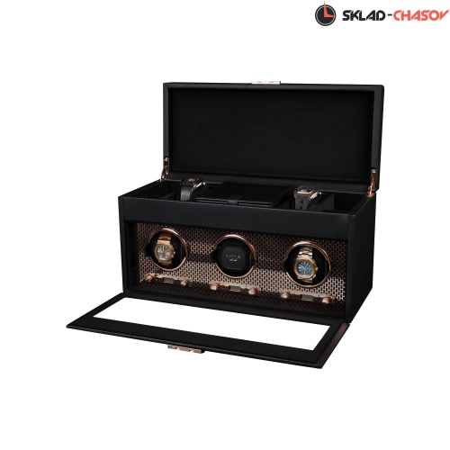 Шкатулка для автоподзавода 3-х часов Wolf 469416 фото фото 12