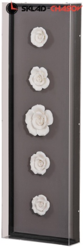 Панно из керамики "Цветы счастья 2" фото фото 2