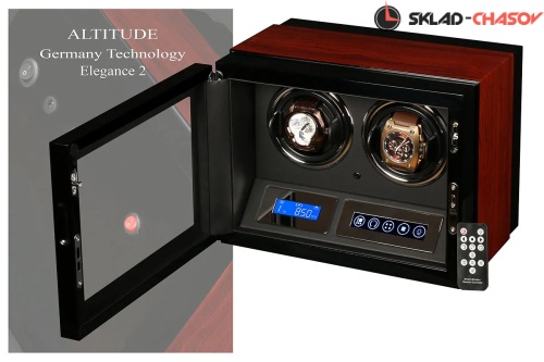 Шкатулка для автоподзавода 2-х часов Е1706HL-B фото фото 3