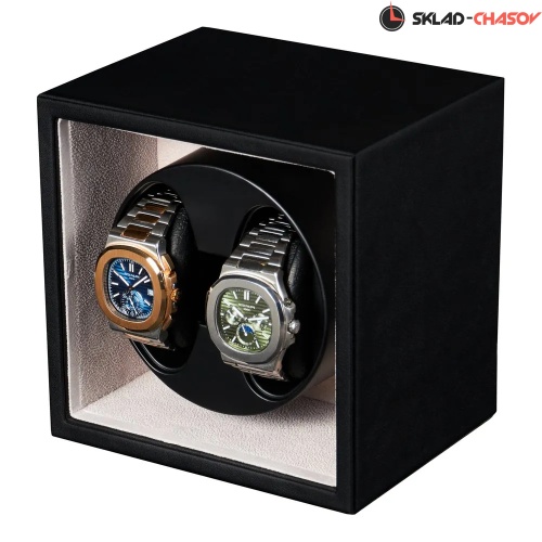 Шкатулка для автоподзавода 2-х часов Altitude A2BG-PVC фото фото 2