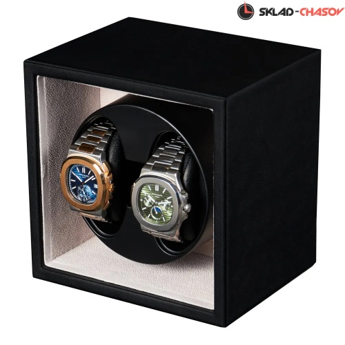 Шкатулка для автоподзавода 2-х часов Altitude A2BG-PVC фото фото 2