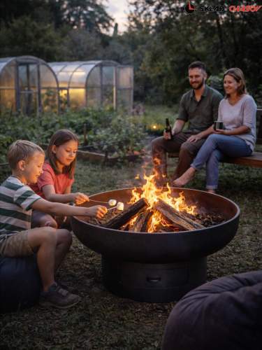 Костровая чаша Классик с зольником 60 фото фото 10