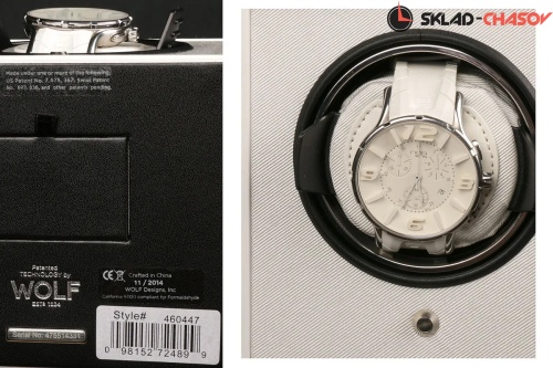 Шкатулка для автоподзавода 1-х часов Wolf 460447 фото фото 4