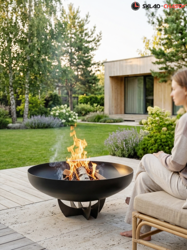 Костровая чаша Классик лепесток низкий 80 фото фото 12