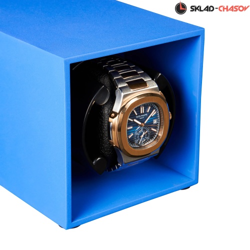 Шкатулка для автоподзавода 1-х часов Altitude A1Blue-PLC фото фото 4