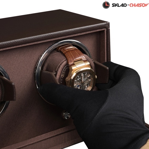 Шкатулка для автоподзавода 2-х часов Wolf 461206 фото фото 13