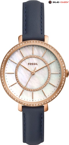 Fossil Jocelyn Navy Leather ES4456 фото