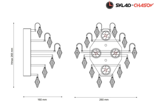 Lucia Tucci Eva W591.4 oro LED фото фото 3