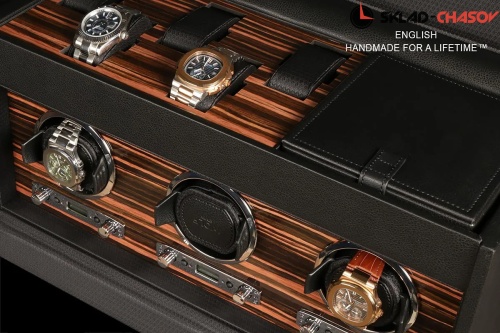 Шкатулка для автоподзавода 3-х часов Wolf 457356 фото фото 6