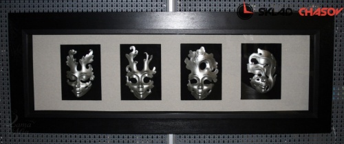 Настенное панно "4 маски" фото фото 7