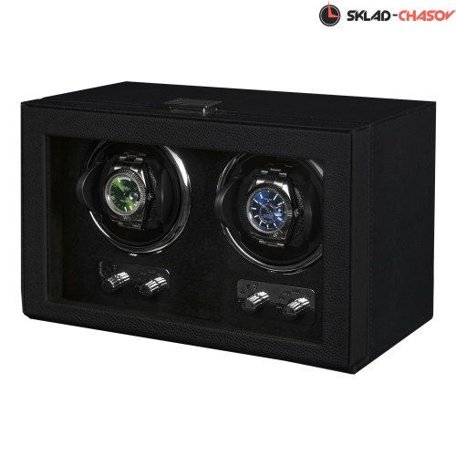 Шкатулка для автоподзавода 2-х часов Badge 02MBL фото