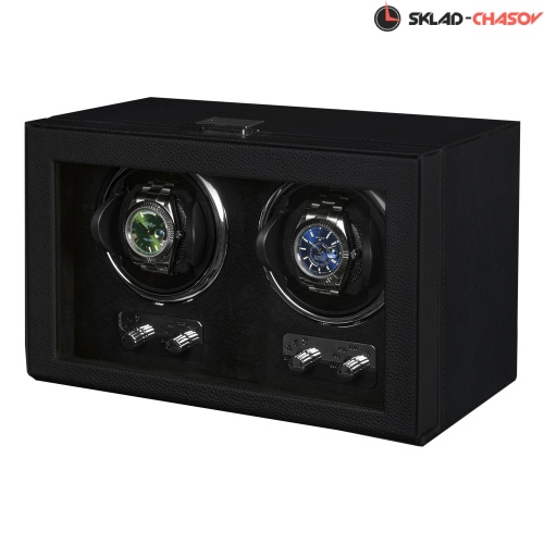 Шкатулка для автоподзавода 2-х часов Badge 02MBL фото