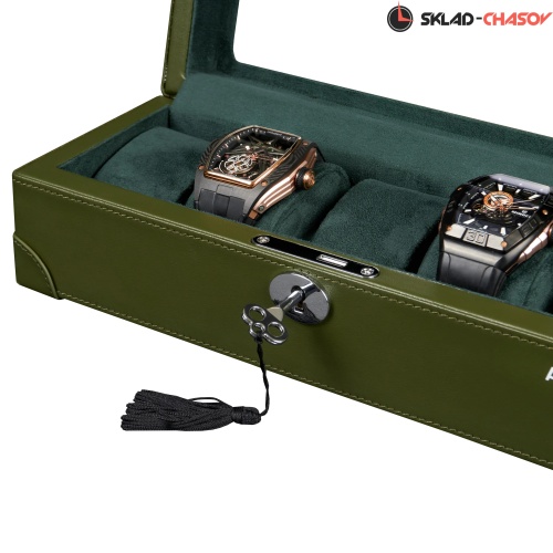 Шкатулка для хранения 5-ти часов 5GG-W фото фото 4