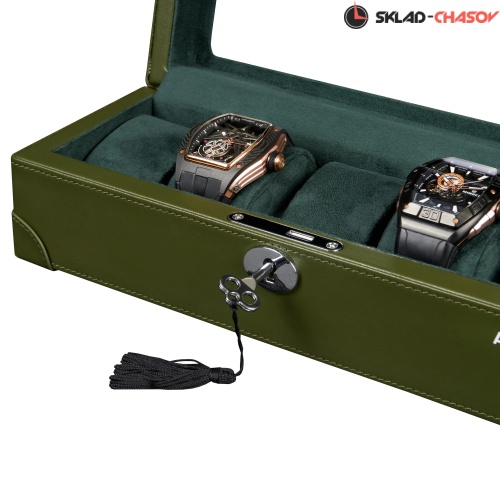 Шкатулка для хранения 5-ти часов 5GG-W фото фото 4