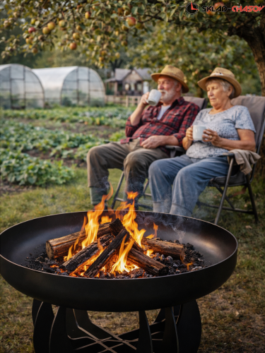 Костровая чаша Факел Лепесток высокий выпуклый 80 фото фото 10