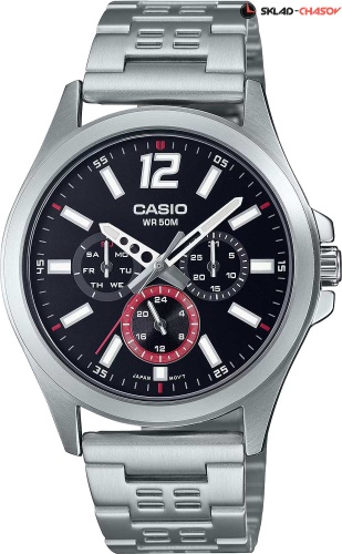 Японские наручные часы Casio Collection MTP-E350D-1B фото
