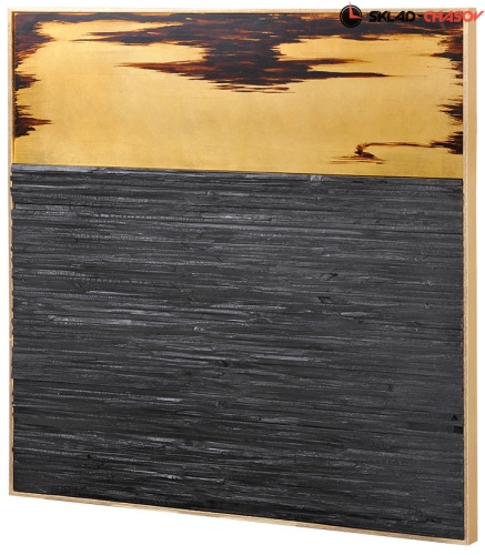 Панно из угля "Закат" фото фото 2