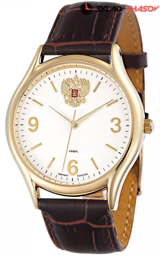 Кварцевые Слава "Премьер" логотип Герб РФ 1569806/300-2036 фото