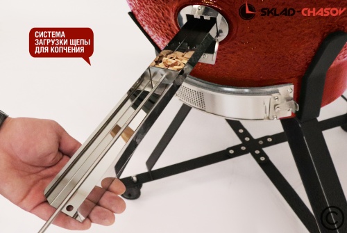 Керамический гриль SG24 PRO CFG 61 см / 24 дюйма (красный) фото фото 7