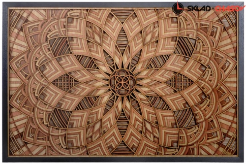 Панно деревянное "Волшебный ковёр" фото