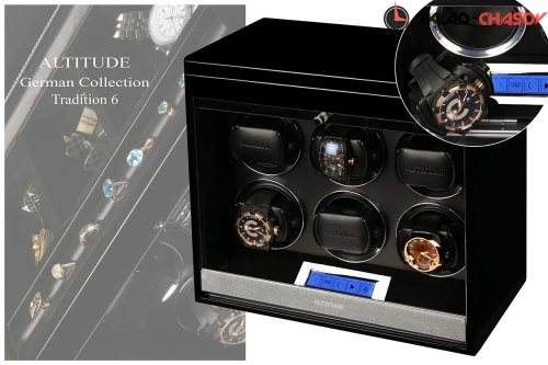 Шкатулка для автоподзавода 6-ти часов TRADITION T6BB фото фото 2