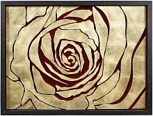Панно Бутон розы (золото) настенное фото
