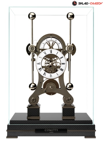 Часы настольные COMITTI NAVIGATOR BLACK CHROME PLATED S5666B фото