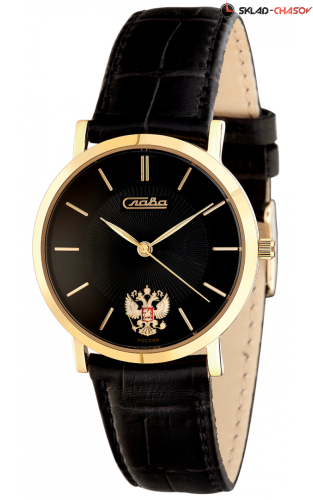 Кварцевые Слава "Премьер" логотип Герб РФ 1129378/300-2035 фото