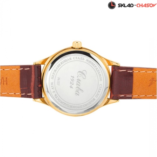 Кварцевые Слава "Премьер" логотип Герб РФ 1579811/300-2036 фото фото 6