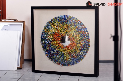 Панно из солдатиков "Пёстрый круг" фото фото 4