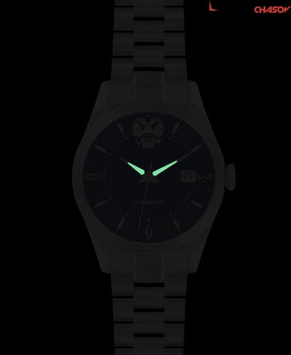 Часы "Президент" 86060861кк на браслете кварцевые фото фото 4